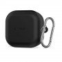 Θήκη Tech-Protect Silicone Hook για Samsung Galaxy Buds 4 / 4 Pro, μαύρη