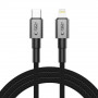 Καλώδιο Tech-Protect Ultraboost DNA USB-C / Lightning PD27W/3A 200 cm, Iron Grey