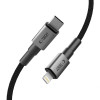 Καλώδιο Tech-Protect Ultraboost DNA USB-C / Lightning PD27W/3A 200 cm, Iron Grey
