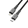 Καλώδιο Tech-Protect Ultraboost DNA USB-C / Lightning PD27W/3A 200 cm, Iron Grey