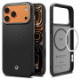 Θήκη Spigen Enzo Aramid T Mag MagSafe για Apple iPhone 17 Pro Max / 18 Pro Max, Μαύρο/Ασημί