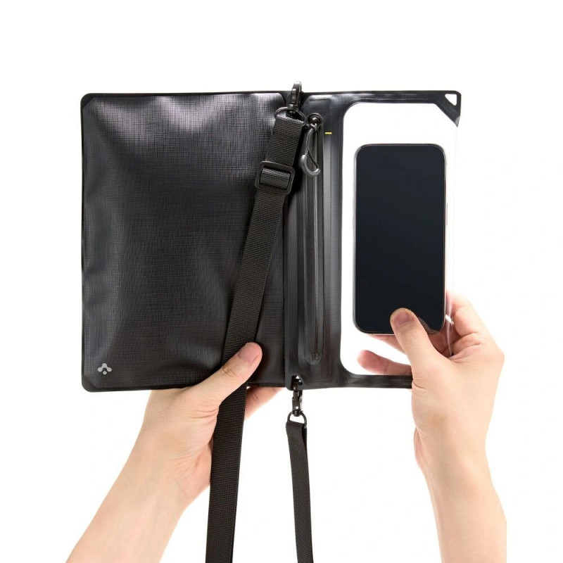 Spigen A640 Universal Αδιάβροχη Θήκη Crossbag, Μαύρο