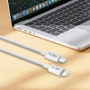 Tech-Protect Ultraboost Lite Καλώδιο USB-C / Lightning PD27W/3A 100 cm, Cool Grey