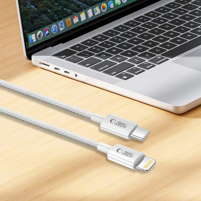 Tech-Protect Ultraboost Lite Καλώδιο USB-C / Lightning PD27W/3A 100 cm, Cool Grey