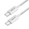 Tech-Protect Ultraboost Lite Καλώδιο USB-C / USB-C PD60W/3A 100 cm, Cool Grey