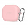 Θήκη Tech-Protect Silicone Hook από σιλικόνη για Samsung Galaxy Buds 4 / 4 Pro, ροζ Dusty Pink