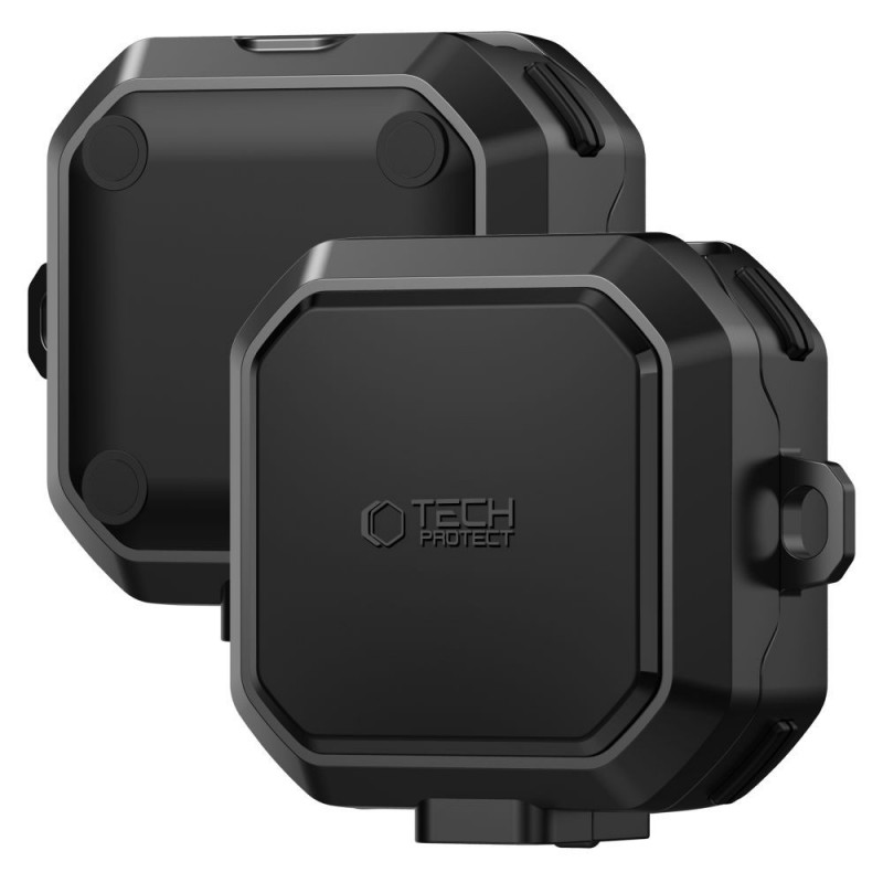 Θήκη Tech-Protect Carbonox MagSafe για Samsung Galaxy Buds 4 / 4 Pro, Μαύρη