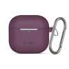 Θήκη σιλικόνης Tech-Protect Silicone Hook για Apple AirPods 4 / 5 THP6094, Burgundy