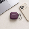 Θήκη σιλικόνης Tech-Protect Silicone Hook για Apple AirPods 4 / 5 THP6094, Burgundy