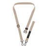 Tech-Protect C6S Rope Crossbody κορδόνι τηλεφώνου 2 σε 1, Cosmic Latte (μπεζ)