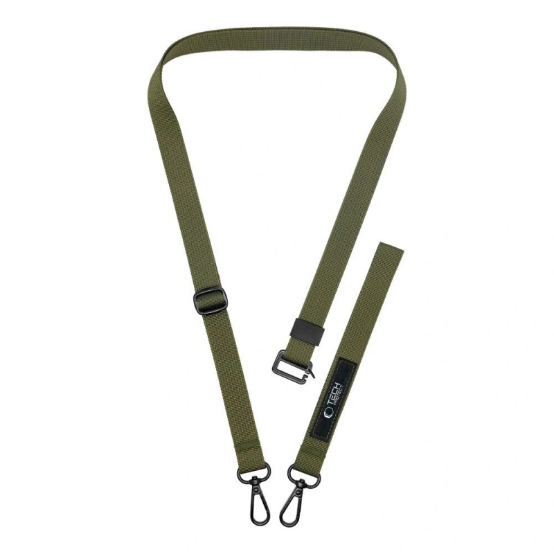 Tech-Protect C6S Rope Crossbody κορδόνι τηλεφώνου crossbody 2 σε 1, Cargo Khaki (λαδί)