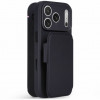 Θήκη πορτοφόλι Decoded Textured Silicone Detachable για Apple iPhone 18 Pro Max / iPhone 17 Pro Max, phantom black