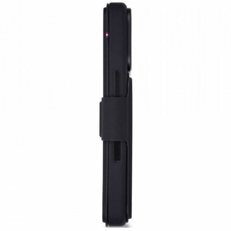 Θήκη πορτοφόλι Decoded Textured Silicone Detachable για Apple iPhone 18 Pro / iPhone 17 Pro, phantom black