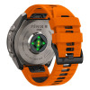 Tech-Protect Iconband Pro THP6048 λουράκι ρολογιού για Garmin Fenix 5X / 5X Plus / 6X / 6X Pro / 7X / 8 / 8 Pro / 9 / 9 Pro (47 mm), πορτοκαλί / μαύρο
