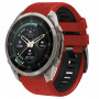 Tech-Protect Iconband Pro THP6050 λουράκι ρολογιού για Garmin Fenix 5X / 5X Plus / 6X / 6X Pro / 7X / 8 / 8 Pro / 9 / 9 Pro (47 mm), κόκκινο / μαύρο