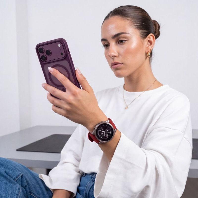 Tech-Protect Iconband Pro THP6050 λουράκι ρολογιού για Garmin Fenix 5X / 5X Plus / 6X / 6X Pro / 7X / 8 / 8 Pro / 9 / 9 Pro (47 mm), κόκκινο / μαύρο