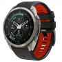 Tech-Protect Iconband Pro THP6038 λουράκι ρολογιού για Garmin Fenix 5X / 5X Plus / 6X / 6X Pro / 7X / 8 / 8 Pro / 9 / 9 Pro (51 mm), μαύρο / κόκκινο