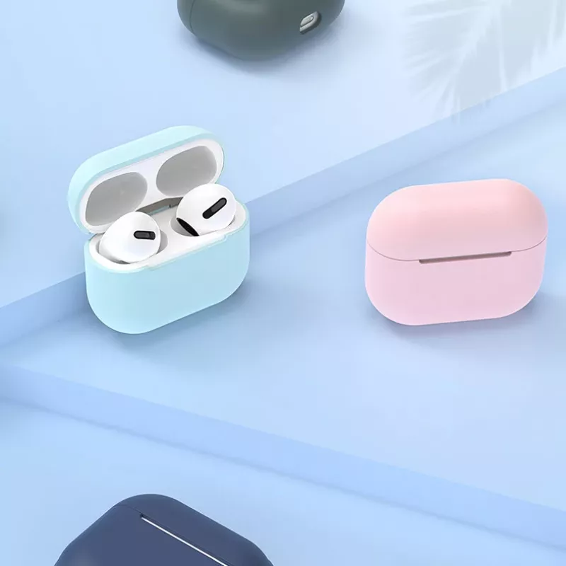 Θήκη σιλικόνης Hurtel για AirPods 2 / AirPods 1, λευκή