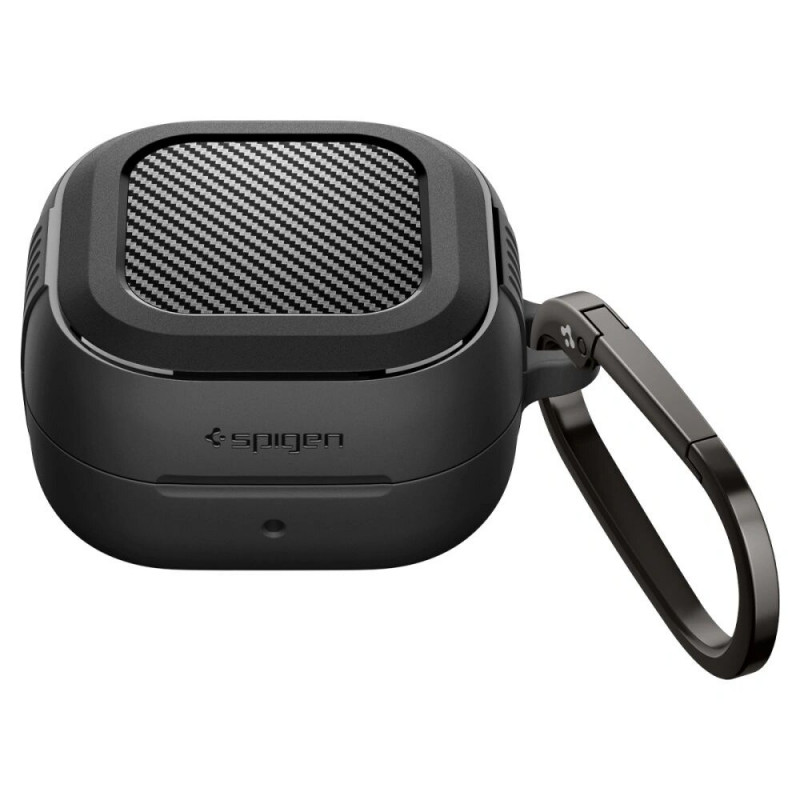 Θήκη Spigen Rugged Armor για Samsung Galaxy Buds 4 / 4 Pro, μαύρο ματ
