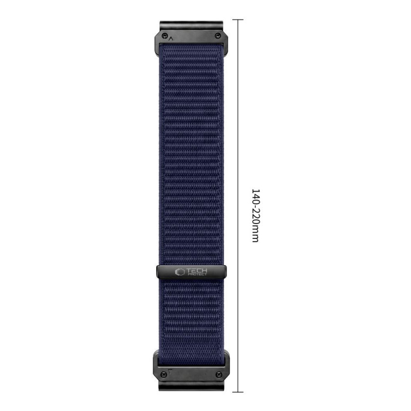 Tech-Protect NylonLoop THP6105 λουράκι ρολογιού για Garmin Fenix 5X / 5X Plus / 6X / 6X Pro / 7X / 8 / 8 Pro / 9 / 9 Pro (51 mm), μπλε ναυτικό