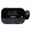 Lenco CR-615BK Ραδιόφωνο-ξυπνητήρι με προβολή, DAB+/FM, μαύρο