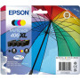 Epson 406XL Umbrella DURABrite Ultra πολυσυσκευασία 4 χρωμάτων μελανιών, μαύρο, κίτρινο, κυανό, ματζέντα (C13T17H64010)