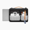 Tech-Protect Defender Bag THP4355 τσάντα laptop 13-14", μαύρη/πορτοκαλί