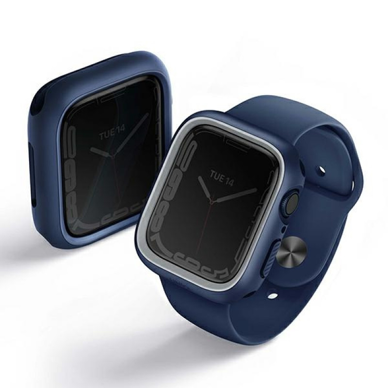 Θήκη UNIQ Moduo για Apple Watch 4/5/6/7/8/9/SE 44/45 mm, γκρι-μπλε