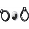 Θήκη με αλυσίδα Tech-Protect Rough Chain για Apple AirTag (THP1351), μαύρη