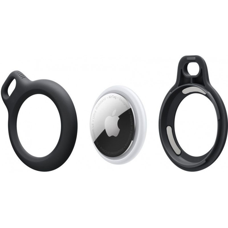Θήκη με αλυσίδα Tech-Protect Rough Chain για Apple AirTag (THP1351), μαύρη