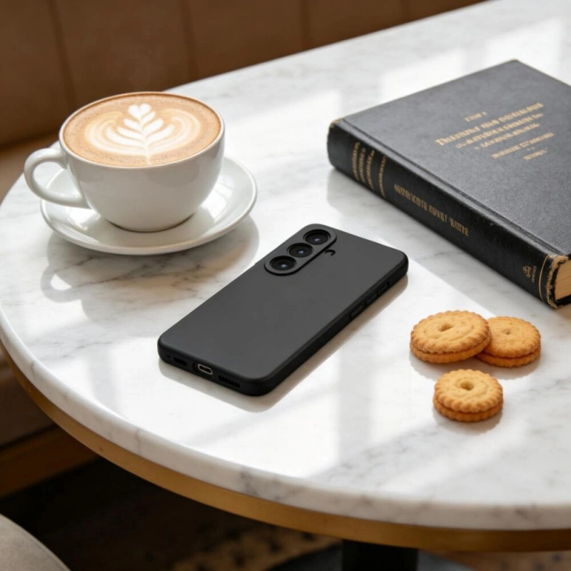 Θήκη Tech-Protect Silicone MagSafe για Samsung Galaxy S26, Μαύρη