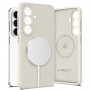 Θήκη Tech-Protect Silicone MagSafe για Samsung Galaxy S26+, Cosmic Latte