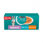 Purina ONE Sensitive Γάτας Ευαίσθητη Τροφή, Κοτόπουλο & Καρότο, 60 x 85 g