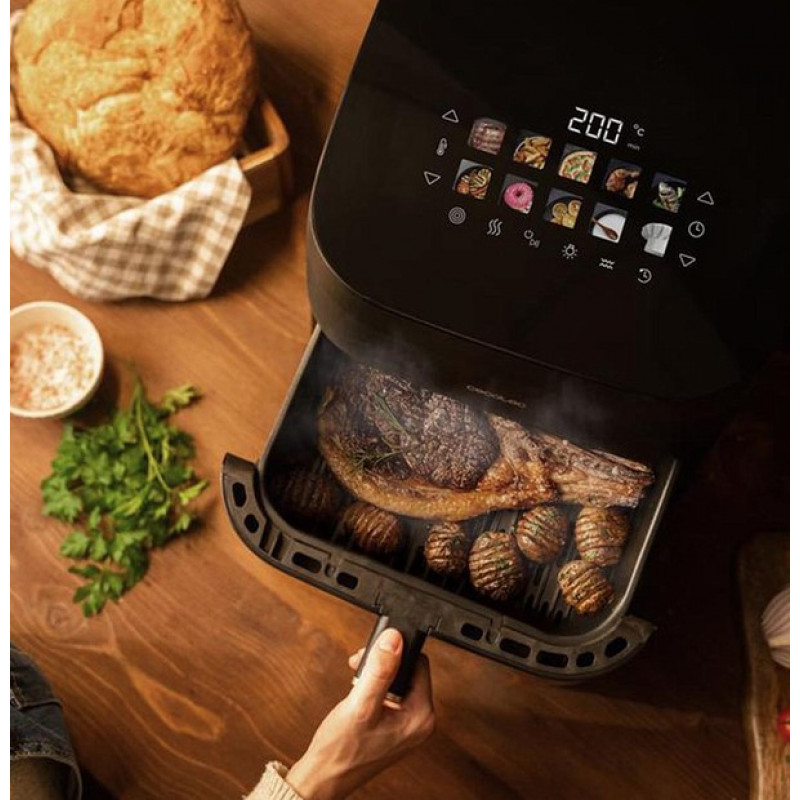 Cecotec Cecofry&Grill Smokin' 8500 Φριτέζα αέρος, 8.5 L, 2200 W, Μαύρο