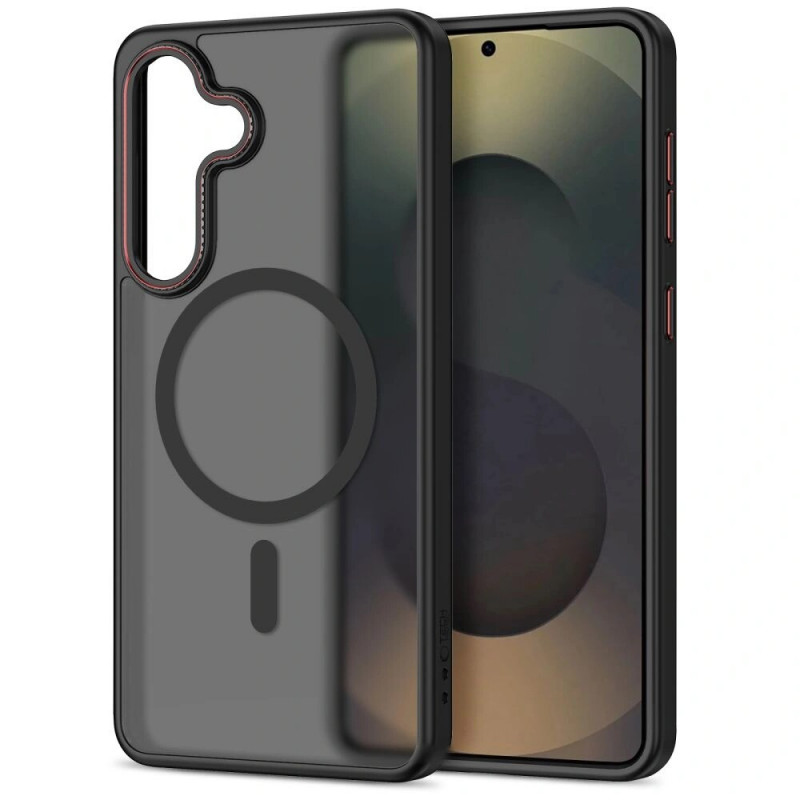 Θήκη Tech-Protect MagCam MagSafe για Samsung Galaxy S26+, Μαύρο/Κόκκινο ματ