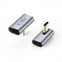 Tech-Protect UltraBoost AA03 Γωνιακός προσαρμογέας USB-C, γκρι