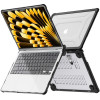 Θήκη Tech-Protect SmartShell Pro για Apple MacBook Air 13" (M2/M3/M4/M5) 2023-2025, μαύρη/διαφανής