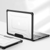 Θήκη Tech-Protect SmartShell Pro για Apple MacBook Air 13" (M2/M3/M4/M5) 2023-2025, μαύρη/διαφανής