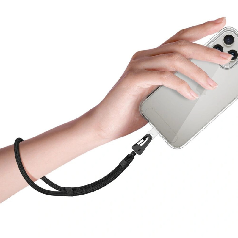 Tech-Protect C8S Rope Wrist Strap, Μαύρο