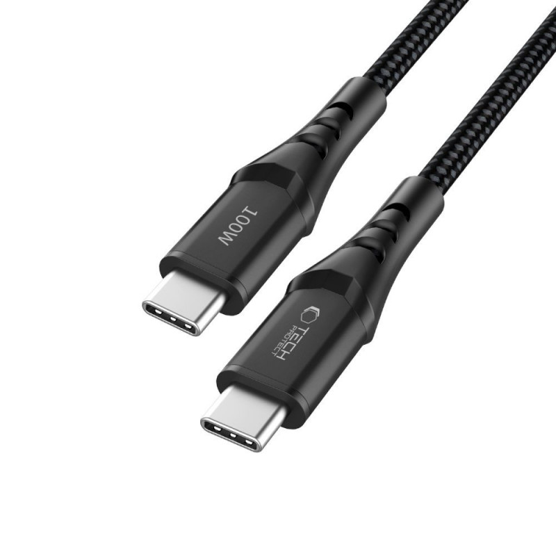Καλώδιο Tech-Protect UB11T Ultraboost USB-C / USB-C, PD 100W, 200 cm, Μαύρο