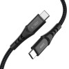 Καλώδιο Tech-Protect UB11T Ultraboost USB-C / USB-C, PD 100W, 200 cm, Μαύρο