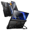Θήκη Supcase UB Aero MagSafe για Samsung Galaxy Z Fold 8 Ultra με θωρακισμένο γυαλί και γυαλί απορρήτου, μαύρη αραμιδική