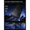 Θήκη Supcase UB Aero MagSafe για Samsung Galaxy Z Fold 8 Ultra με θωρακισμένο γυαλί και γυαλί απορρήτου, μαύρη αραμιδική