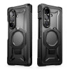 Θήκη Supcase UB Grip Mag MagSafe για Samsung Galaxy Z Fold 8 με tempered glass και privacy glass, μαύρη