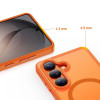 Θήκη Tech-Protect Magmat MagSafe για Samsung Galaxy S26, Ματ Πορτοκαλί