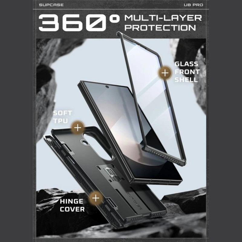 Θήκη Supcase Unicorn Beetle Pro για Samsung Galaxy Z Fold 7, μαύρη