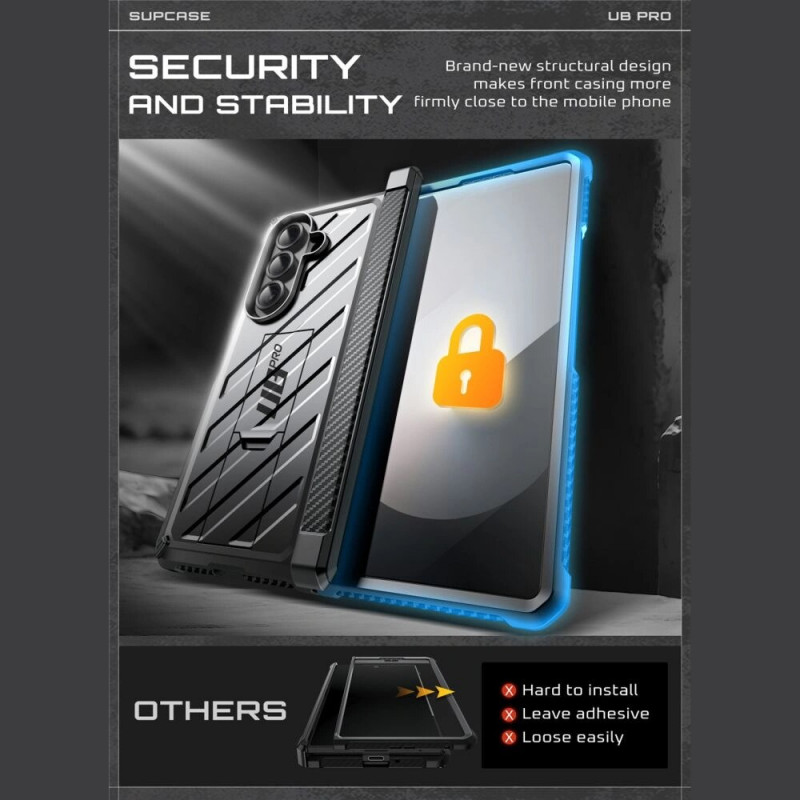 Θήκη Supcase Unicorn Beetle Pro για Samsung Galaxy Z Fold 7, μαύρη
