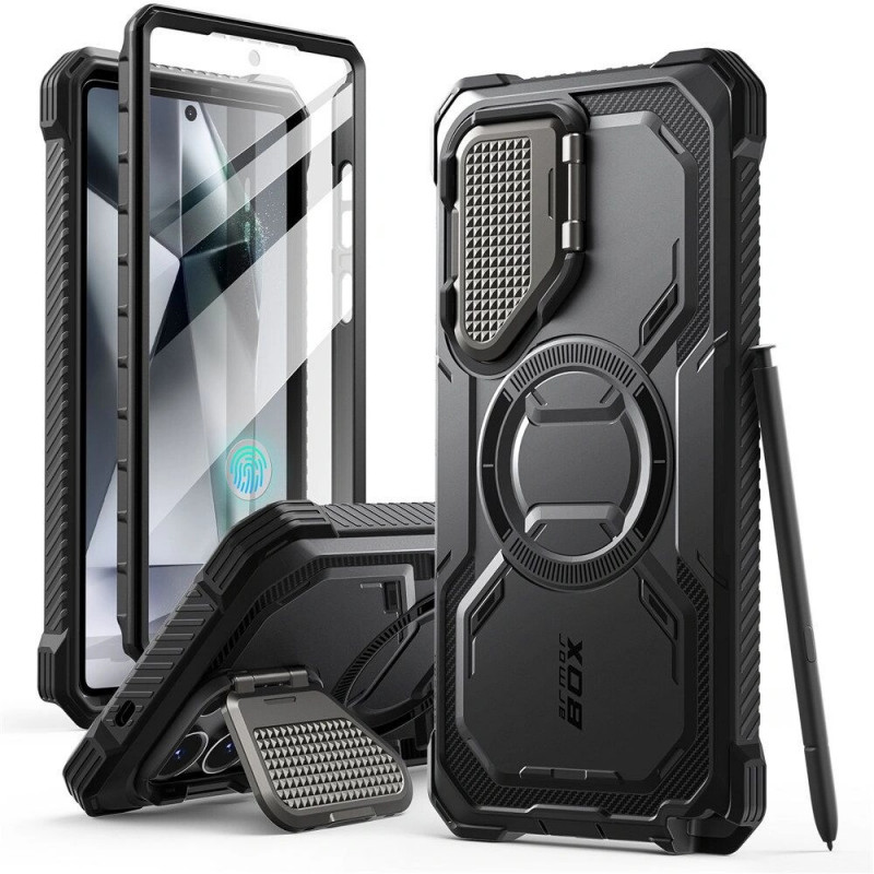 Θήκη Supcase IBLSN ArmorBox Mag MagSafe για Samsung Galaxy S25 Ultra, μαύρη