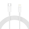 Tech-Protect NC20W Φορτιστής Τοίχου USB-C 1 θύρας PD 20W με Καλώδιο Lightning, Λευκό, 100 cm