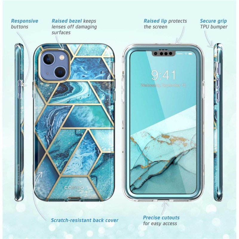 Θήκη Supcase Cosmo για Apple iPhone 14 Plus / 15 Plus, Ocean Blue